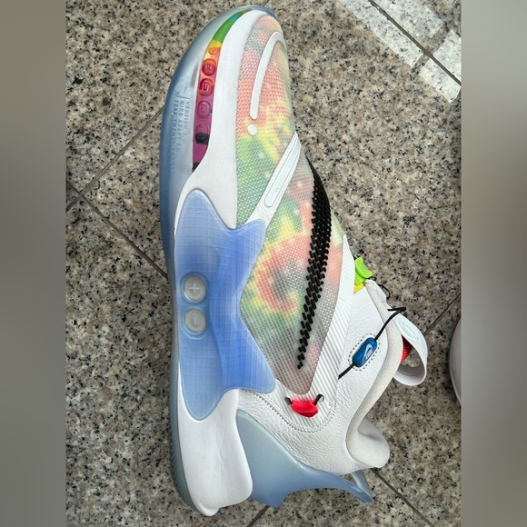 LIMITED EDITION Brand New NIKE Men's Size 15 Shoes Light Up Adapt BB 2.0 Tie-Dye - Picture 3 of 6